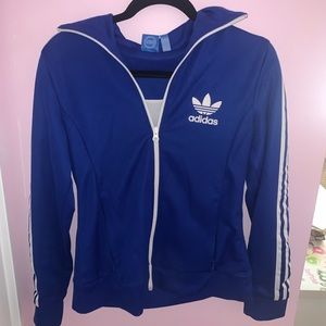 Blue ADIDAS track jacket